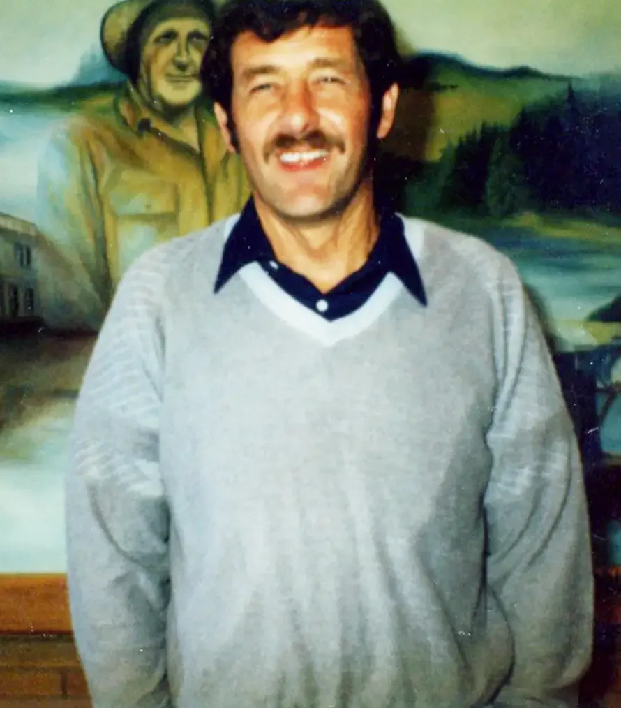 Historical photo — Carter Lumber employee